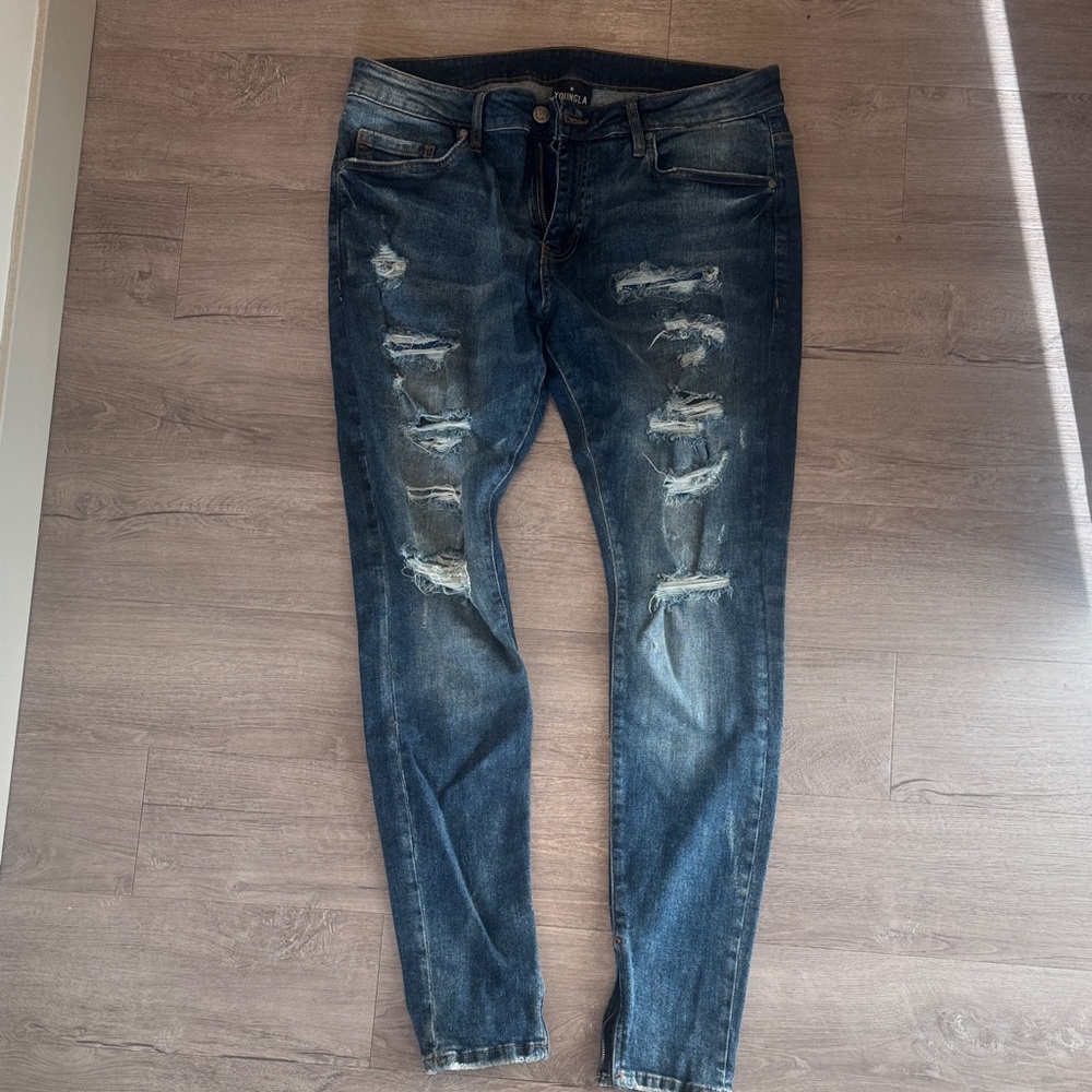 Young LA skinny fit jeans. 36x32